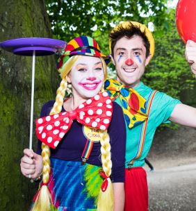 clown for kids birthday party