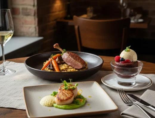 3 course menu